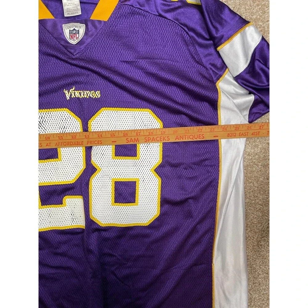 Vintage‎ Reebok NFL Minnesota Vikings Adrian Peterson #28 Jersey 2XL